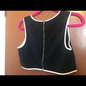 Navy blue crop forever 21 plus 2X